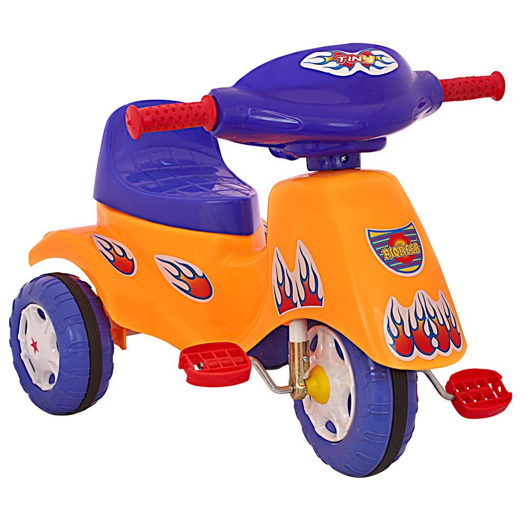 orange tricycle