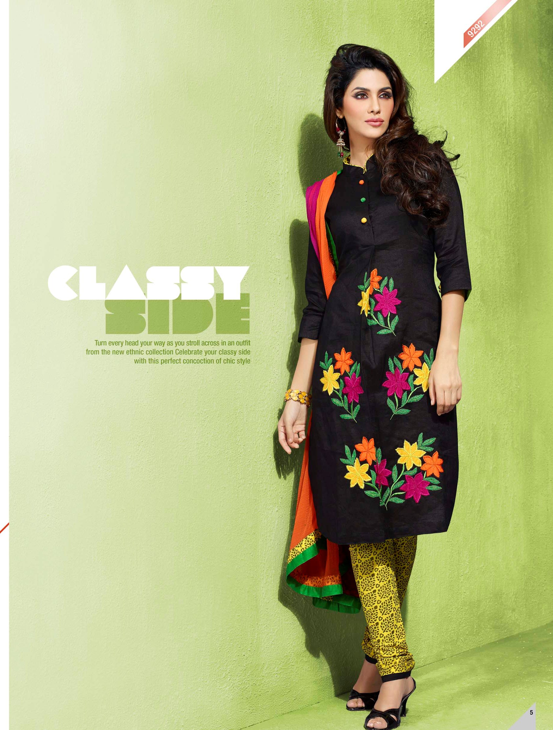 churidar dupatta designs