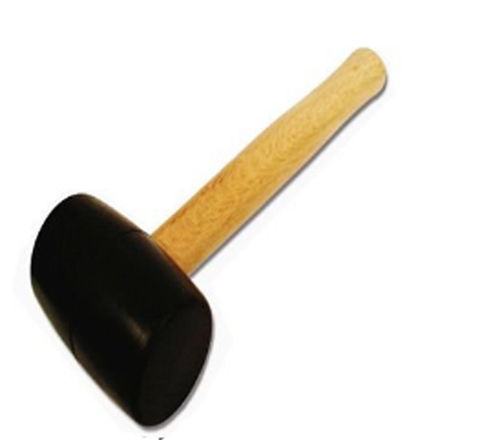 Buy Pc Pc Rubber Mallet Hammer Wooden Shaft Camping Fishing Rubber Mallet Hammer Online