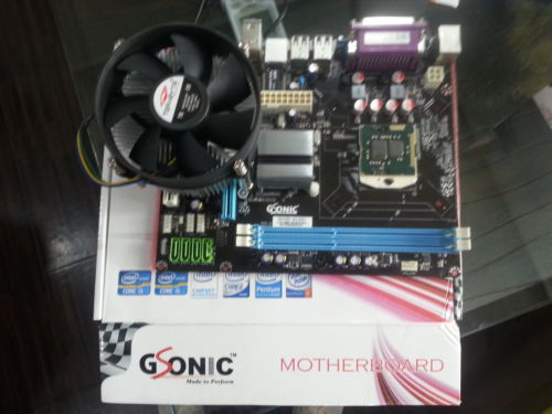 Intel chipset H55 Motherboard + Core i5 processor + 4 gb RAM combo kit ...