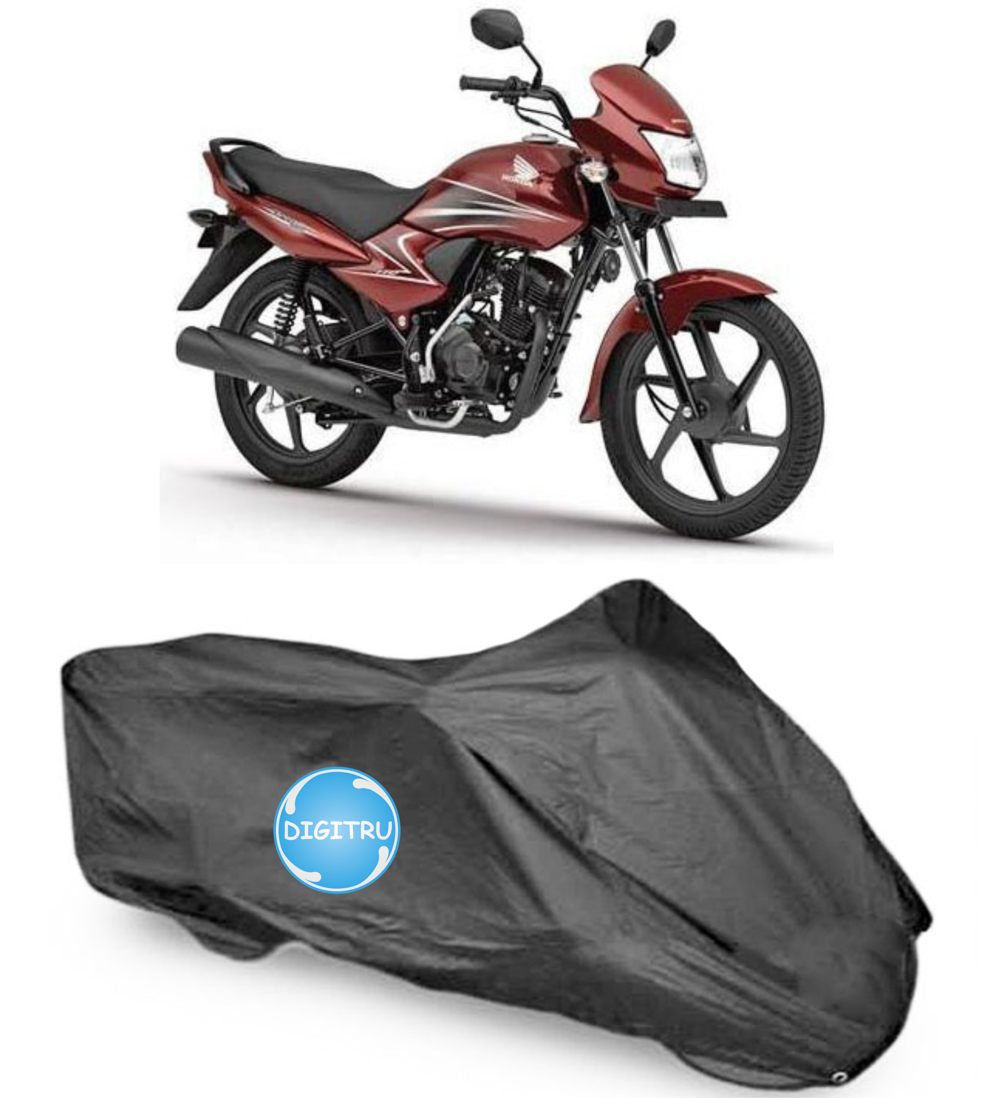 Online Digitru Bike Body Cover Dream Yuga (Dark Grey) Prices