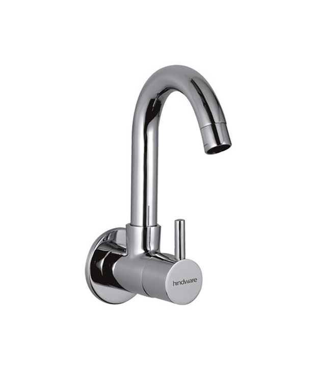 Buy Hindware Sink Cock With Extended Swivel Spout Wall Mounted F280026 Online ₹1475 From