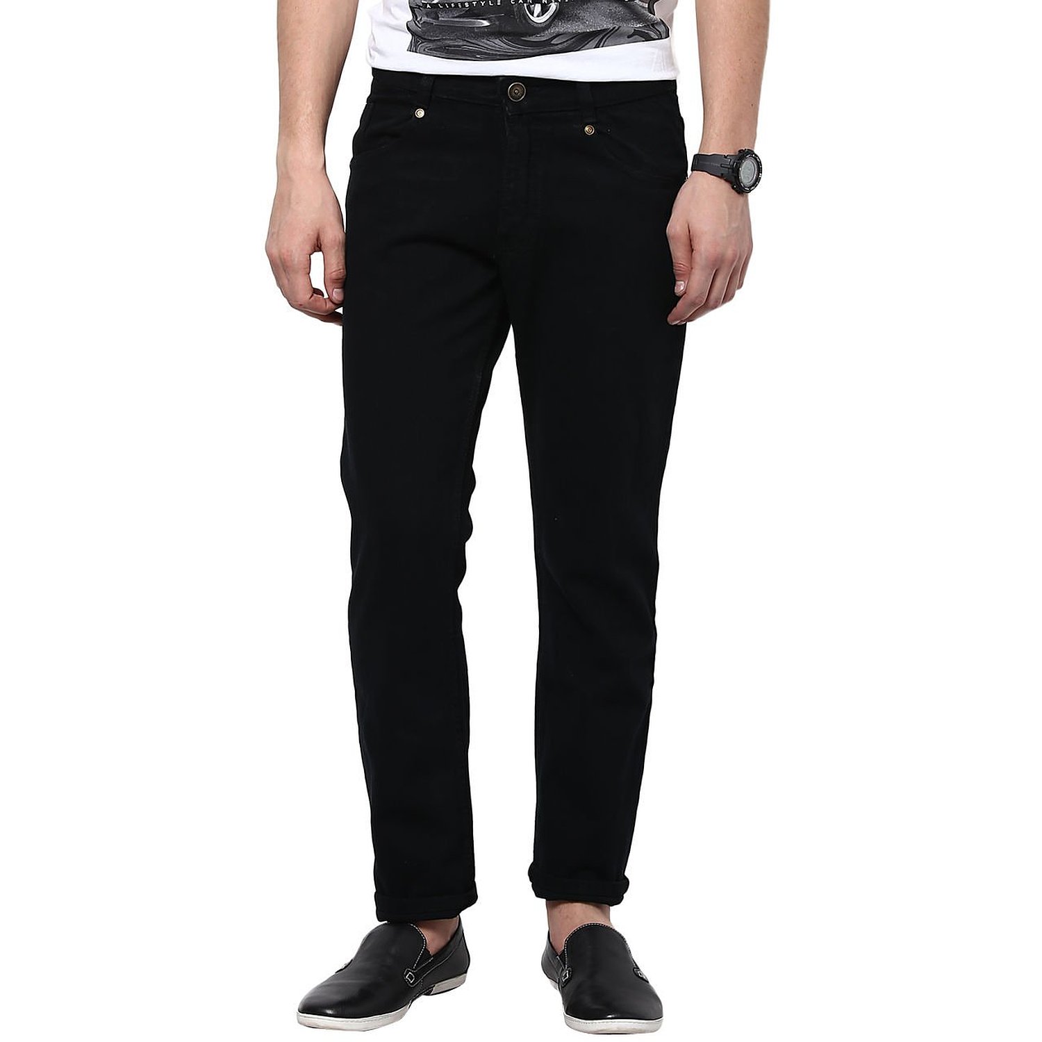 Buy KeepSake Trendy Black Jeans Online @ ₹669 from ShopClues