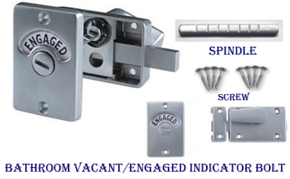 Buy Bathroom Toilet Door Lock Indicator Bolt Vacant Engaged Online ...