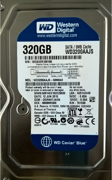 Buy Western Digital WD3200AAJS 320GB 8MB Desktop Hard Drive Online ...
