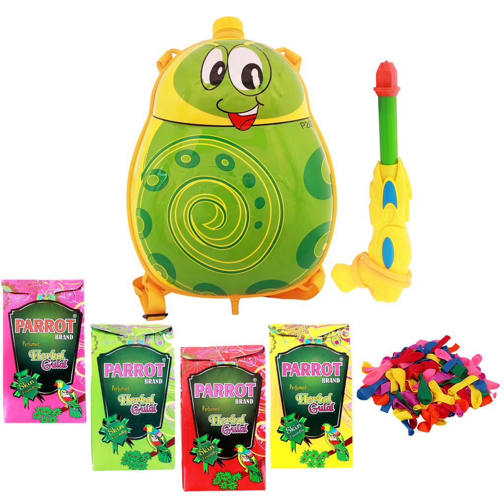 Buy Holi Water Pichkari BACK PACK CARTOON Tank Squirter F39 With TOTA ...