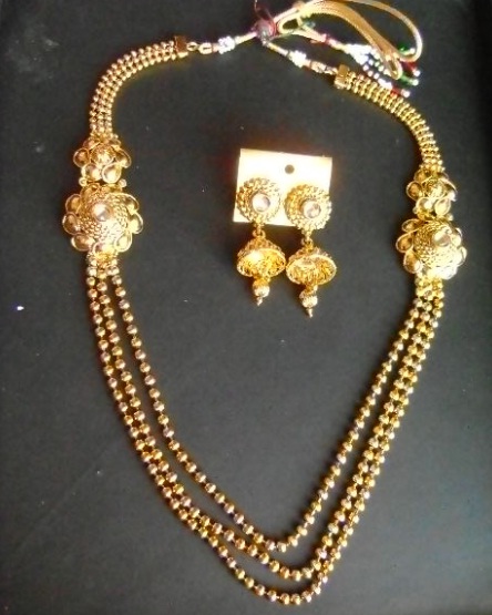 Buy Long Maharani Haar Necklace Online @ ₹886 from ShopClues