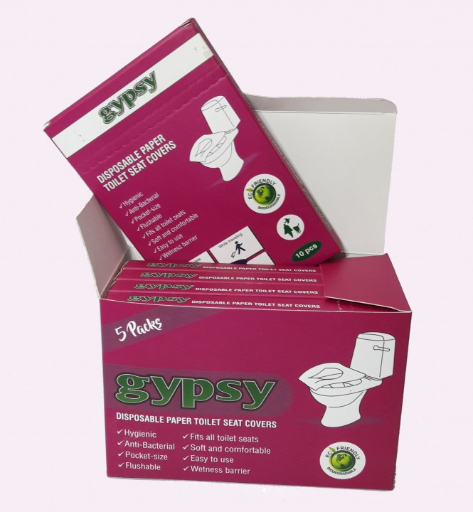 Gypsy Disposable Toilet Seat Caps