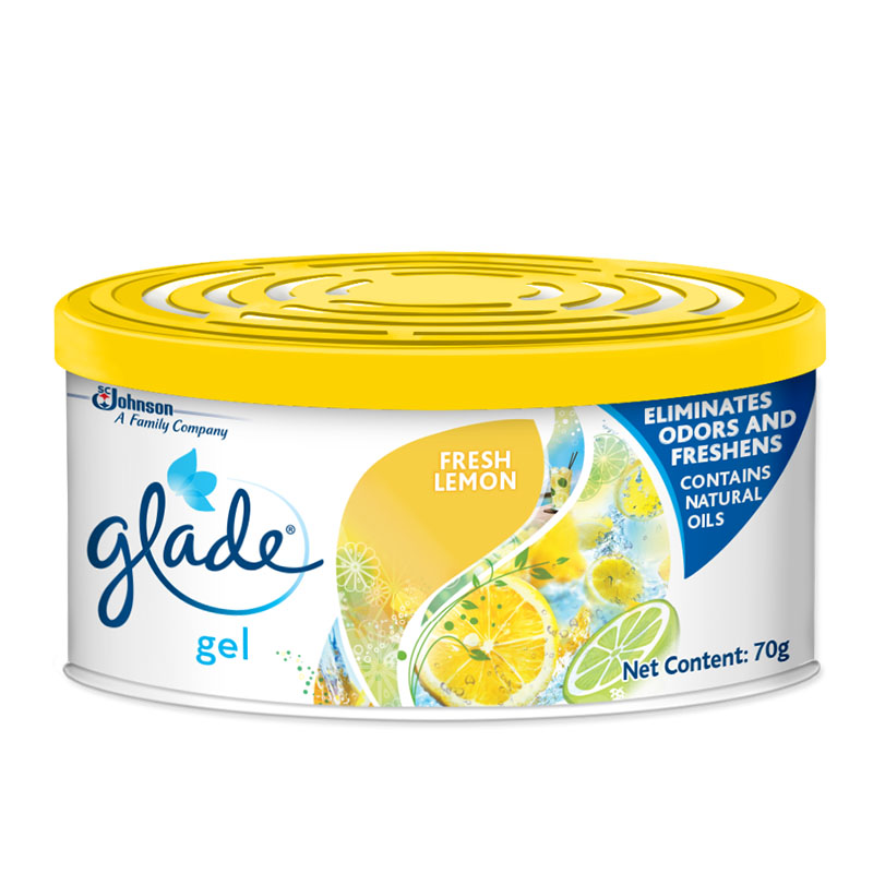 Buy Glade Gel Car Air Freshener Lemon 70 gm Online ₹99 from ShopClues