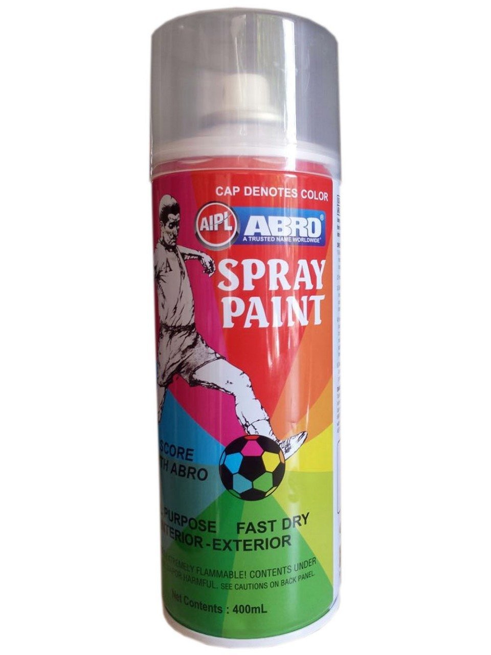 Buy Abro Colour Spray Paint ( 400ml, Tang Orange ) Online ₹249 from