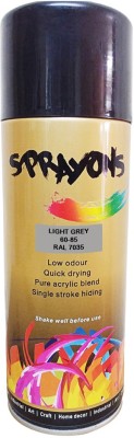 Buy Sprayons Light Grey (Ral 7035) Spray Paint 400 ml Online @ ₹320