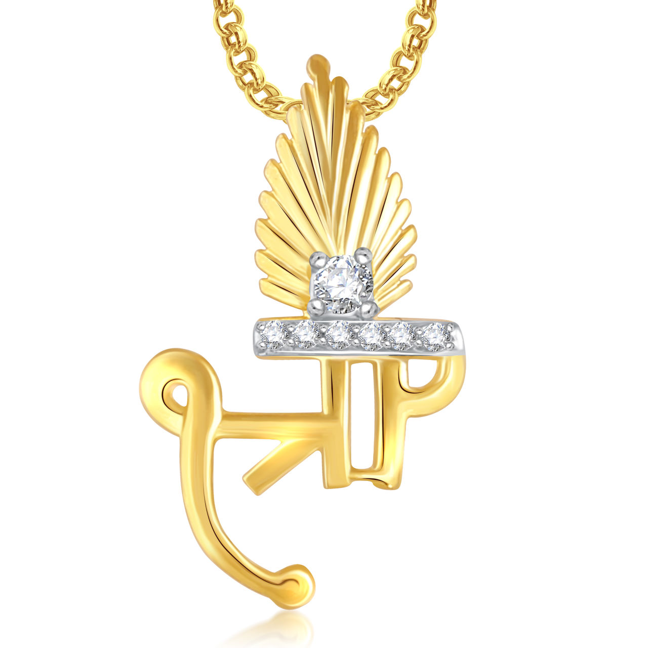Buy Shree Krishna God Pendant With Chain Lockets For Men And Women Cz ...