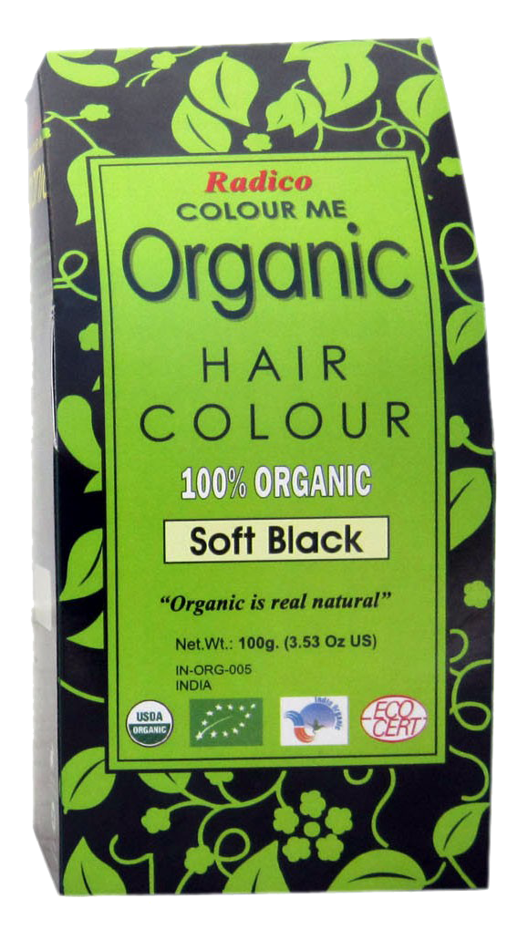 Radico Colour Me Certified Organic Hair Colour Soft Black 7537