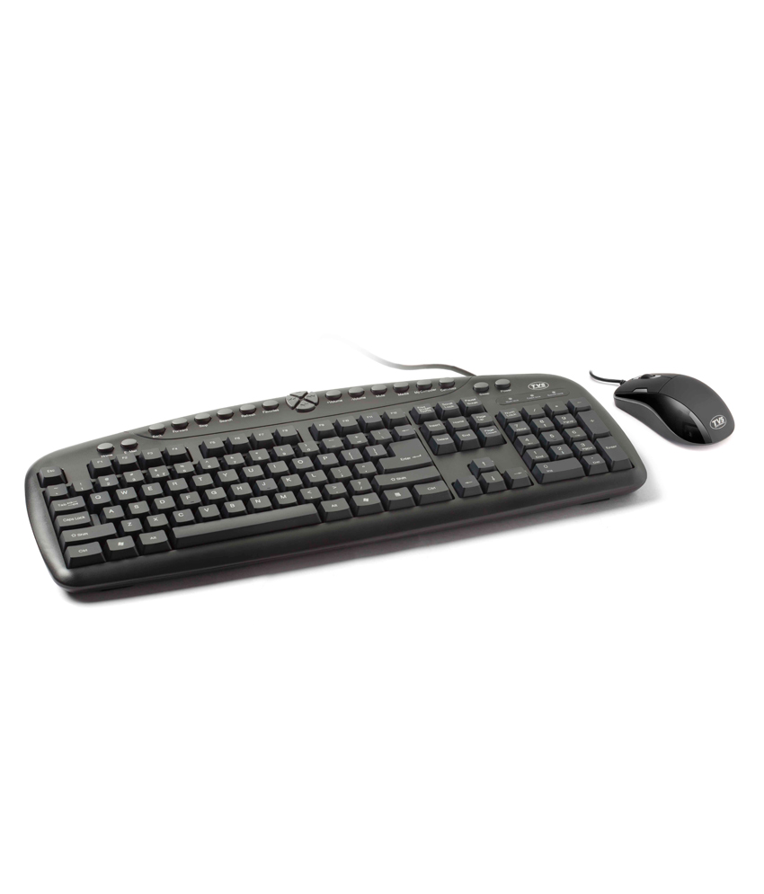 Buy TVSe Champ Media Plus USB 2.0 Keyboard and Mouse Combo Online