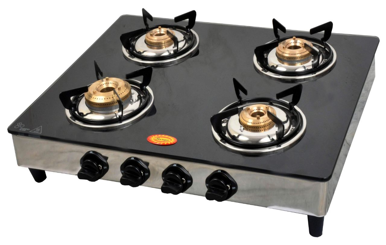 Buy Gas Stove 4 Burner Online ₹5025 from ShopClues