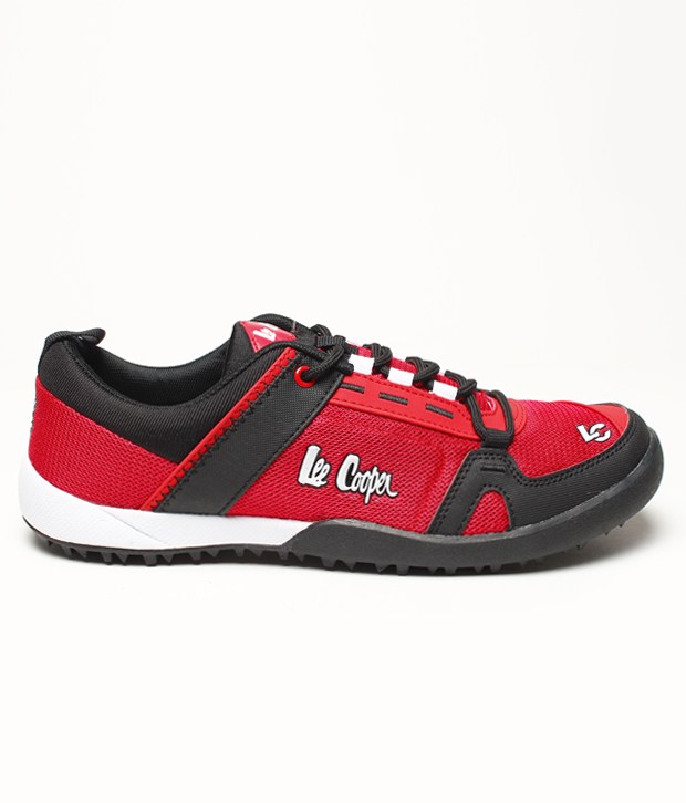 Shop Lee Cooper Men's Red Running Shoes Online - Shopclues