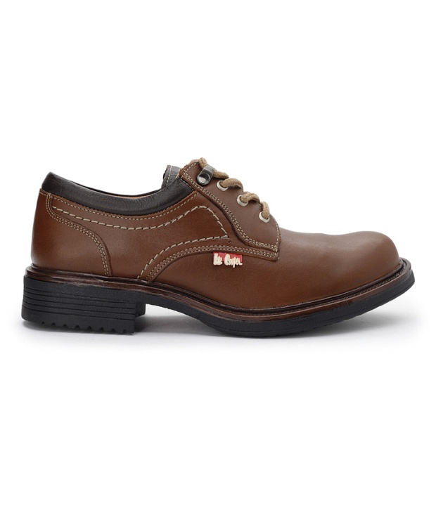 Buy Lee Cooper Mens Tan Formal Shoes Option 1 Online 3269