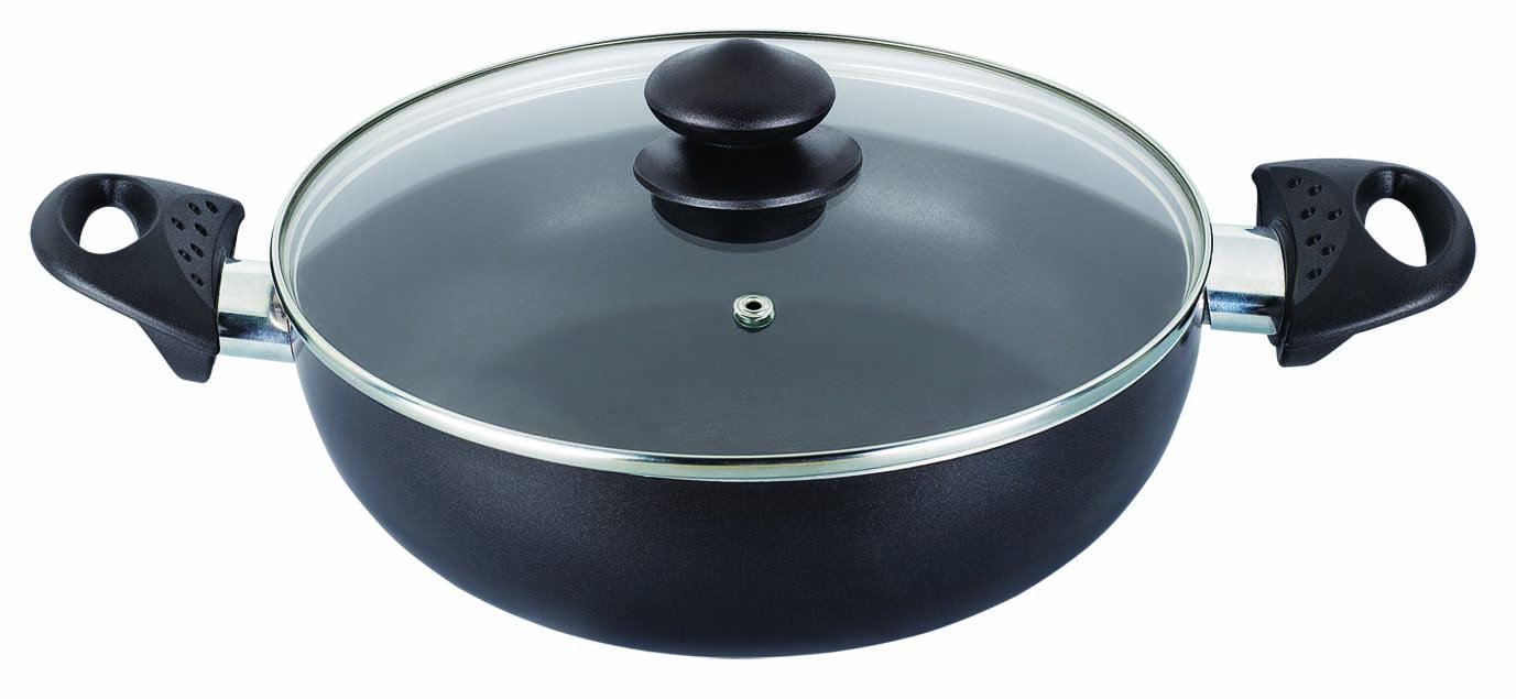 Bajaj Induction Kadai with Glass Lid, 240mm