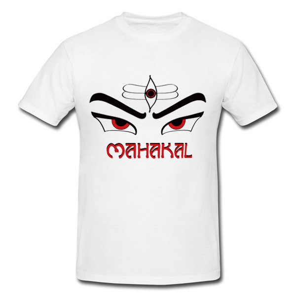 mahakal shirt white