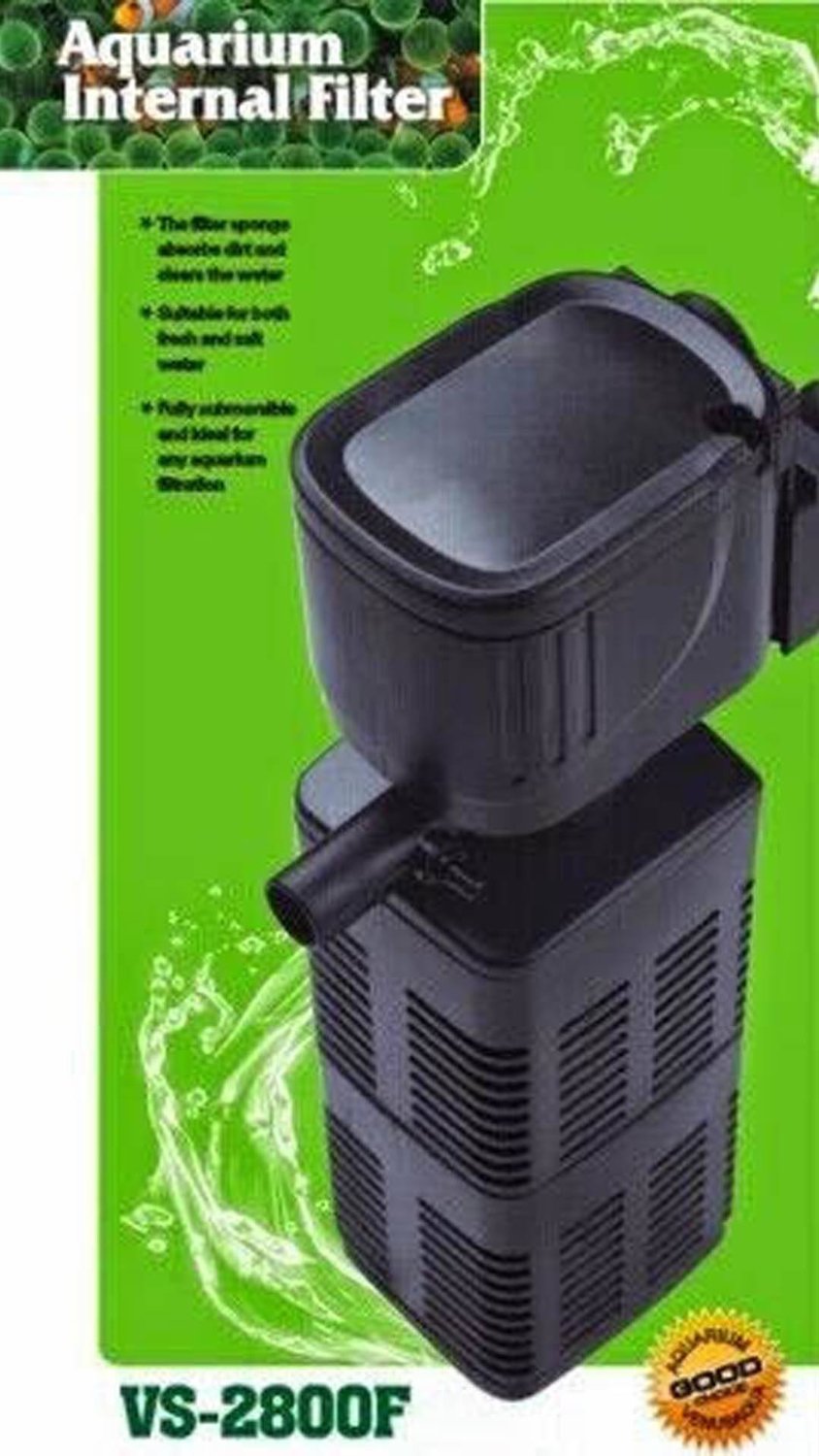 Buy ORIGINAL Venus Aqua VS2800F Aquarium Internal Filter for all