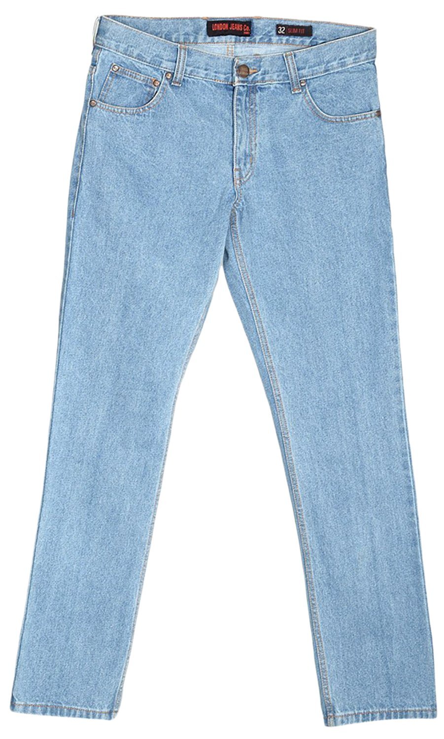 Buy London Jeans Men's Slim Fit Sky Blue Jeans Online - Get 19% Off