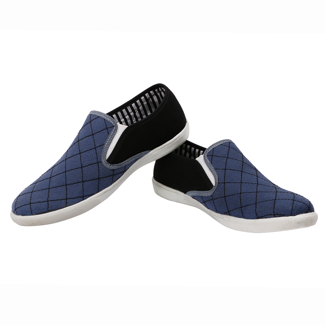 Buy Provogue Mens Blue Casual Slip on Shoes (PV1075BLUEBLACK) Online ...