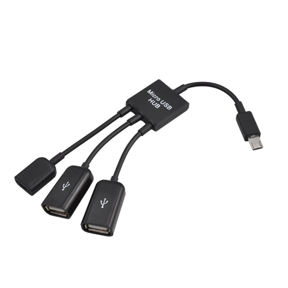 Buy 3 in 1 USB OTG Cable Adapter, Micro USB Hub USB OTG Extension