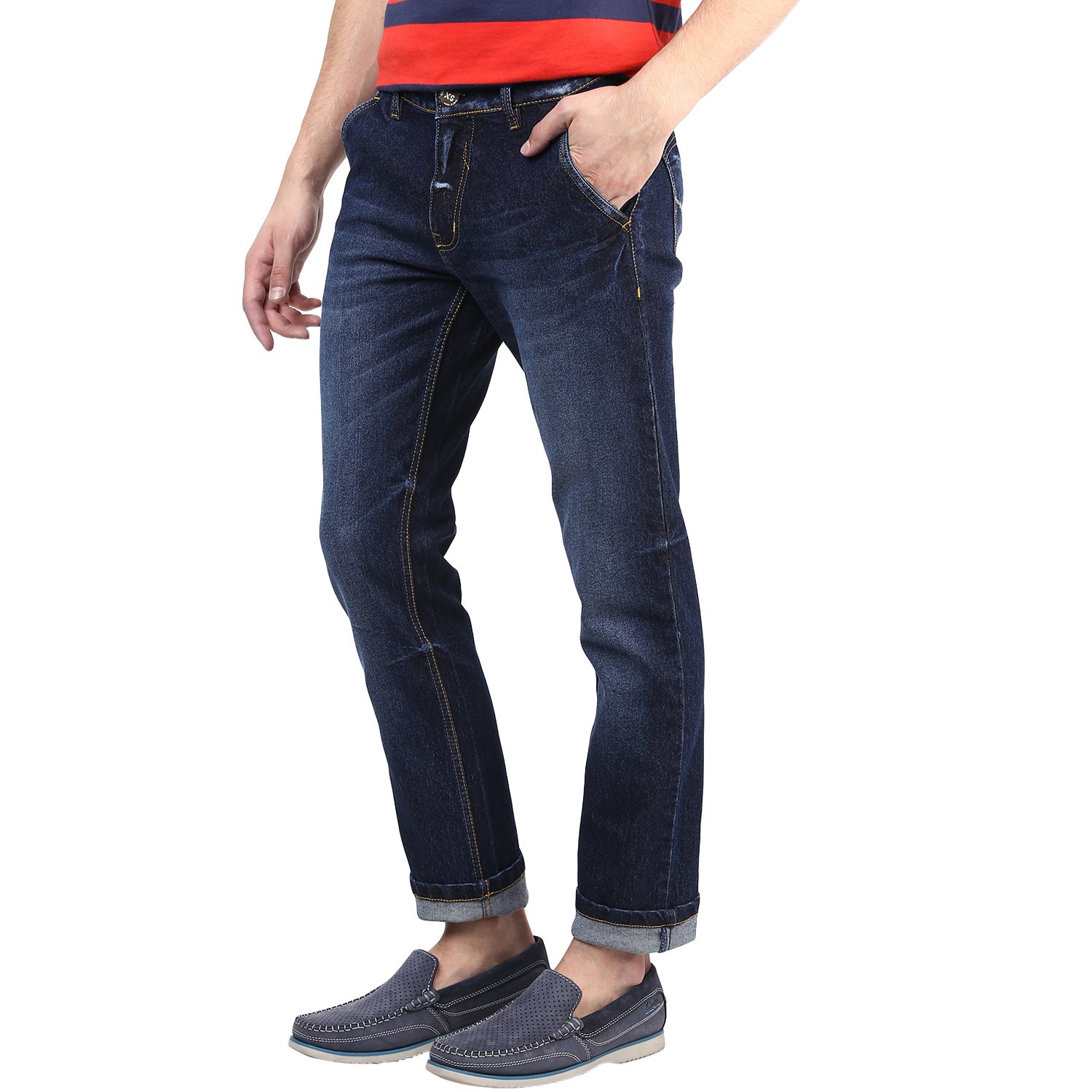 Buy Super-X Blue Skinny Fit Jeans For Men-abc134c Online @ ₹699 from ...