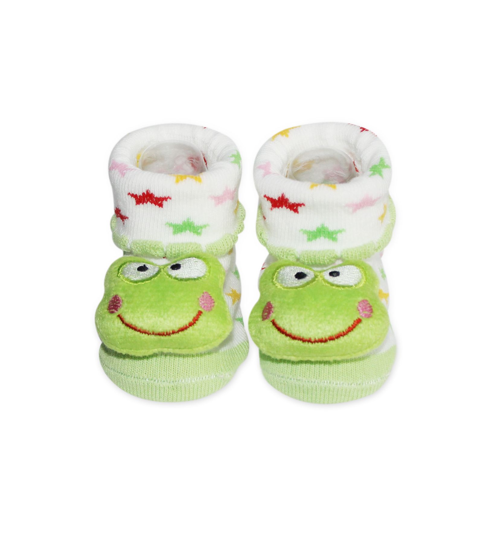 Buy Wonderkids Frog Baby Socks Booties 0 - 6 Months Online @ ₹159 from ...