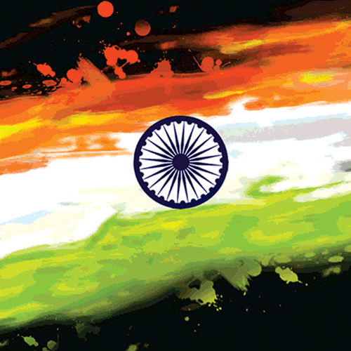 Shop The Great Indian Flag Canvas Painting Online - Shopclues