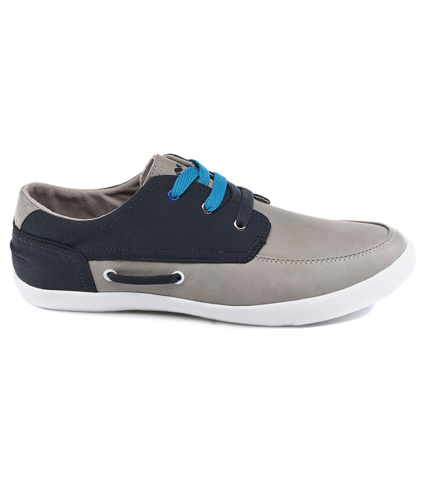 Buy Spunk Men Grey Navy Casual Shoes Online @ ₹2699 from ShopClues