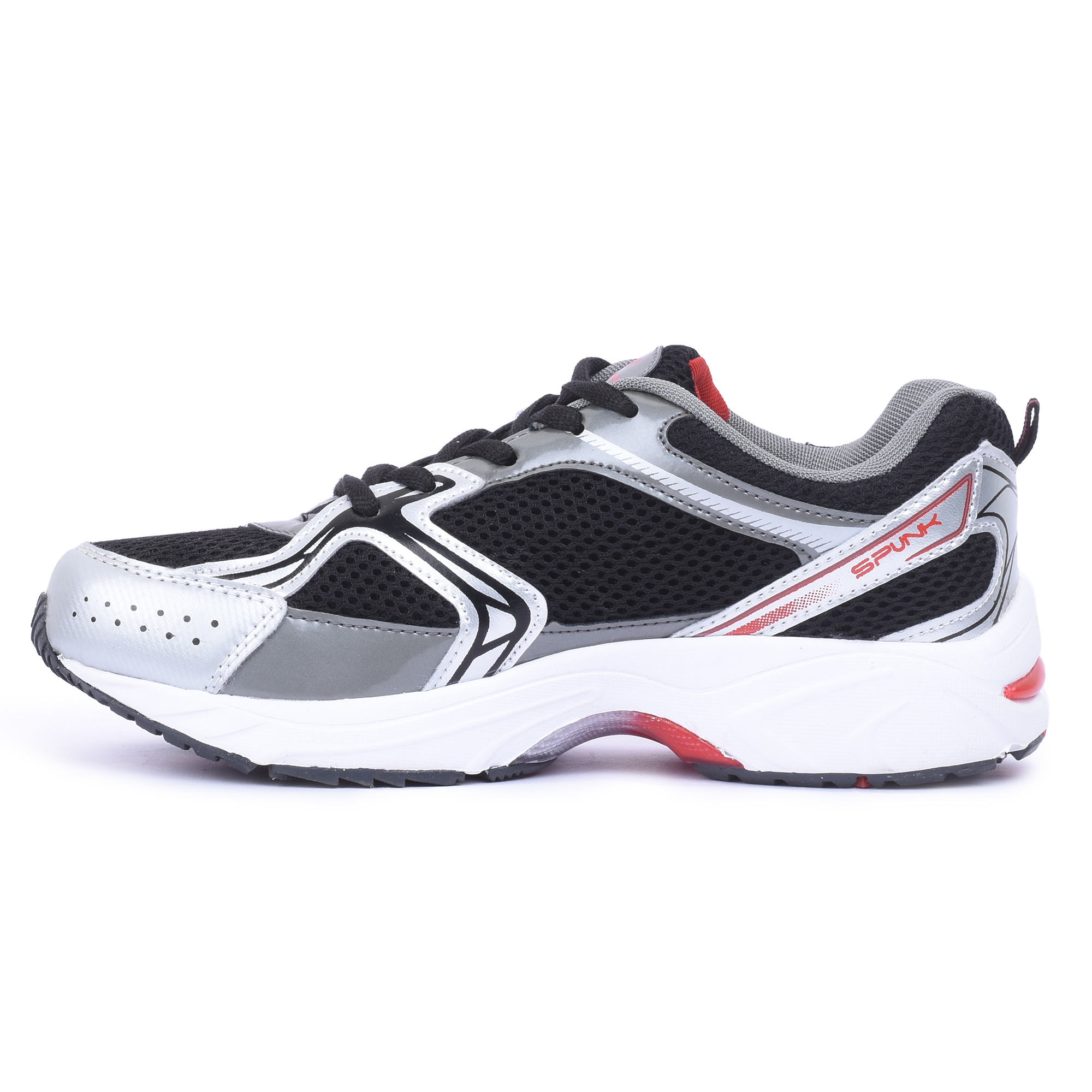 Buy Spunk Men Black Red Sport Shoes Online @ ₹1899 from ShopClues