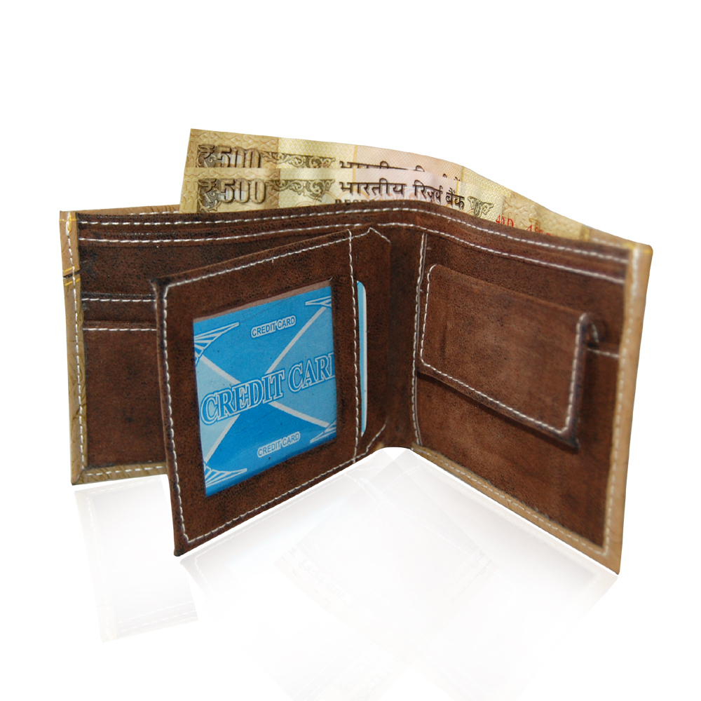 pure leather wallet price