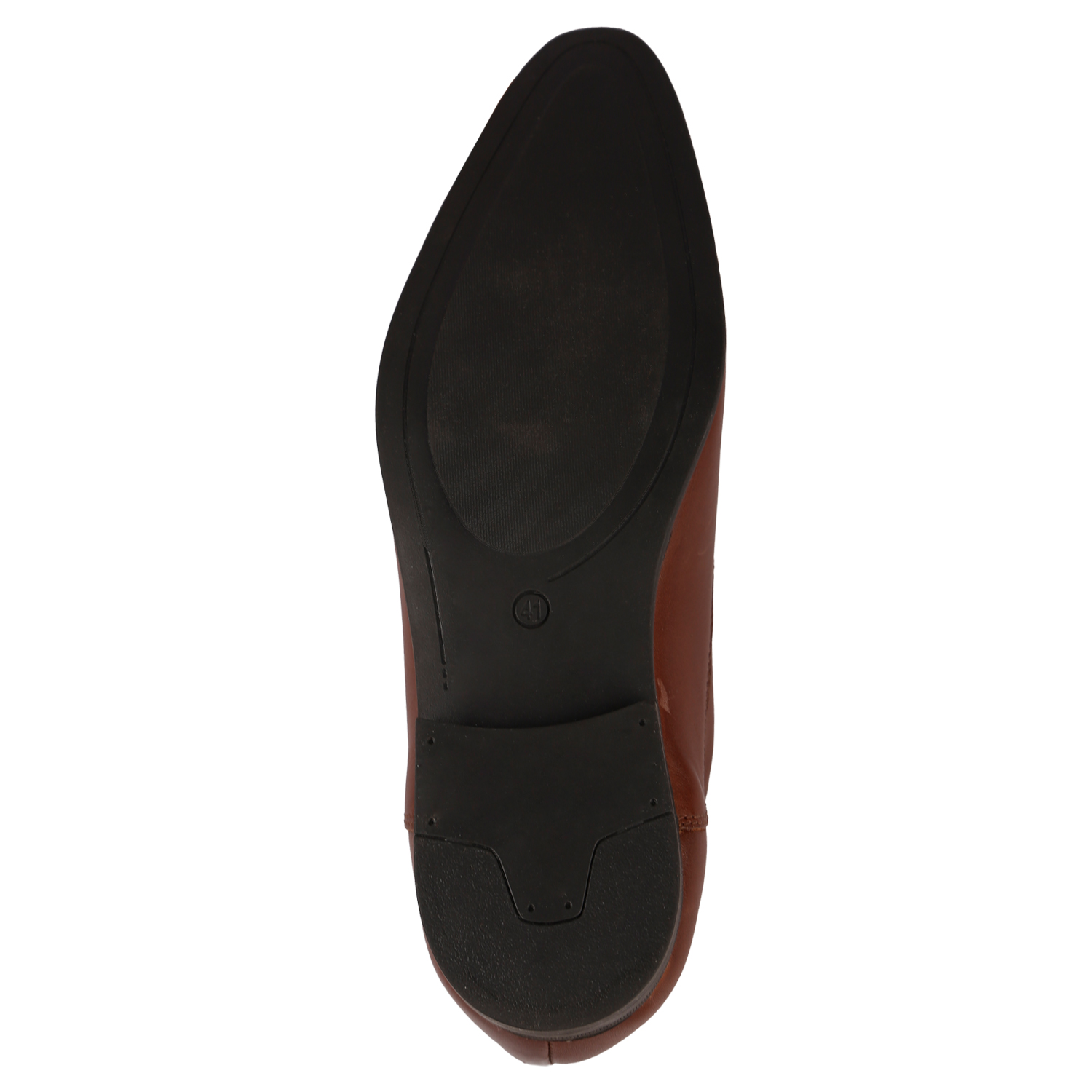 Buy Leder Warren Brown Oxford Pointed Formal Shoe Online @ ₹2199 from ...