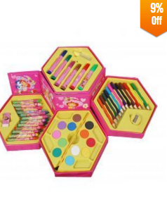 Buy 46 Art Set (PCS Color SET, Color Pencil, Crayons, Oil Pastel ...