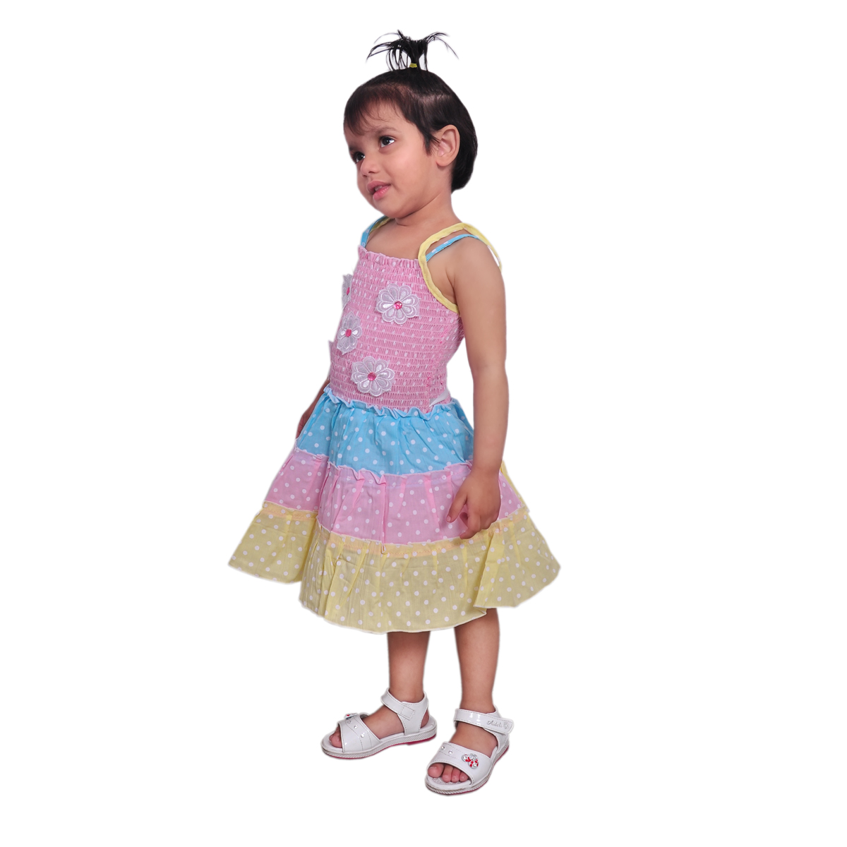 Buy Pari Prince Yella Bella Pink Frock Online @ ₹549 from ShopClues