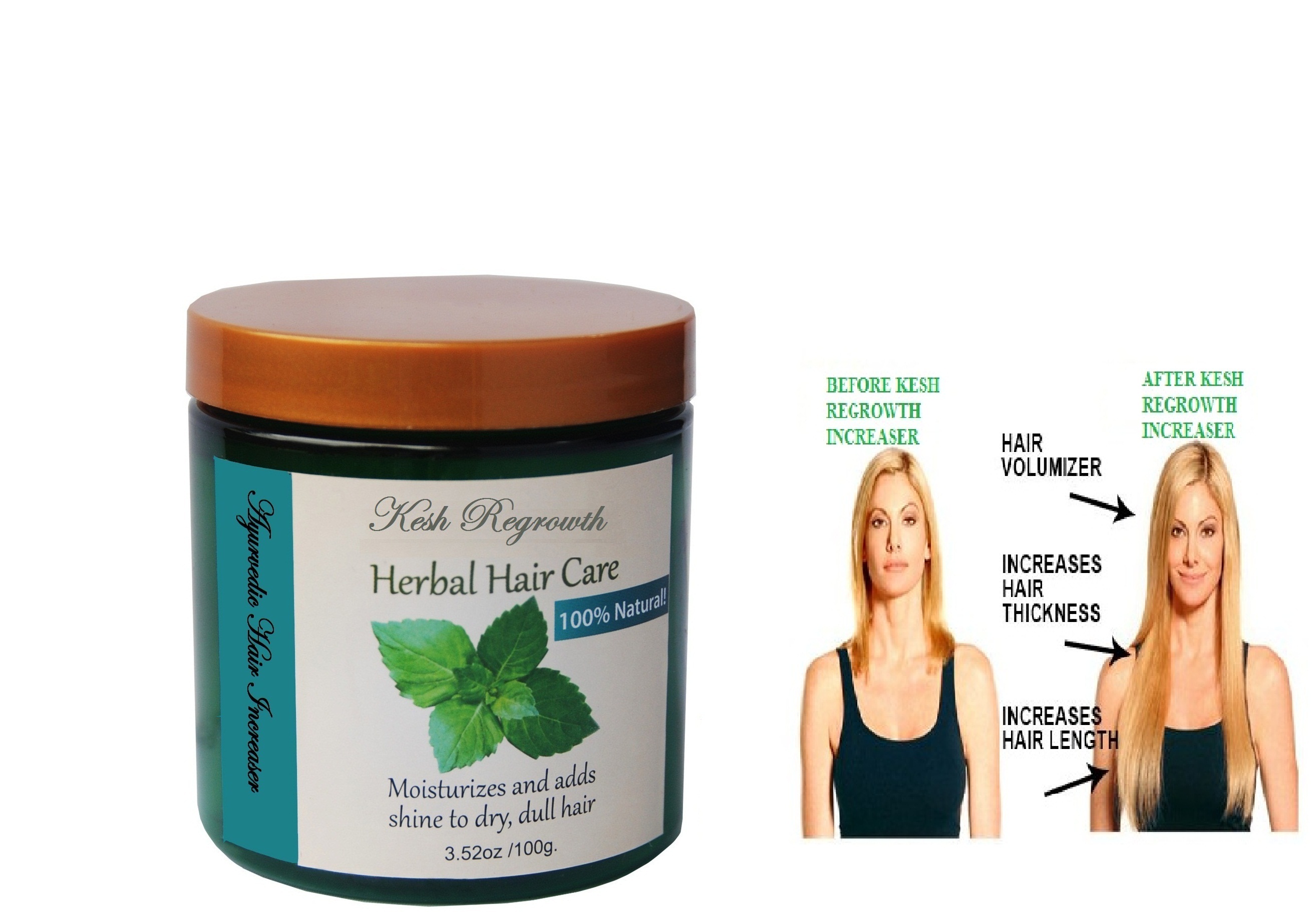 Buy Kesh Regrowth Ayurvedic Hair Increaser (100 g) Online ₹373 from