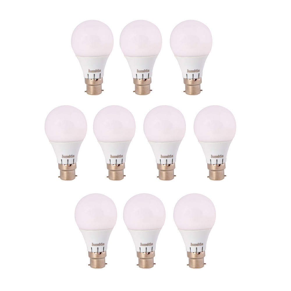 Buy Lumitis 5Watt LED Cool White Bulbs,Pack of 10 (Pin Type) Online ₹1899 from ShopClues