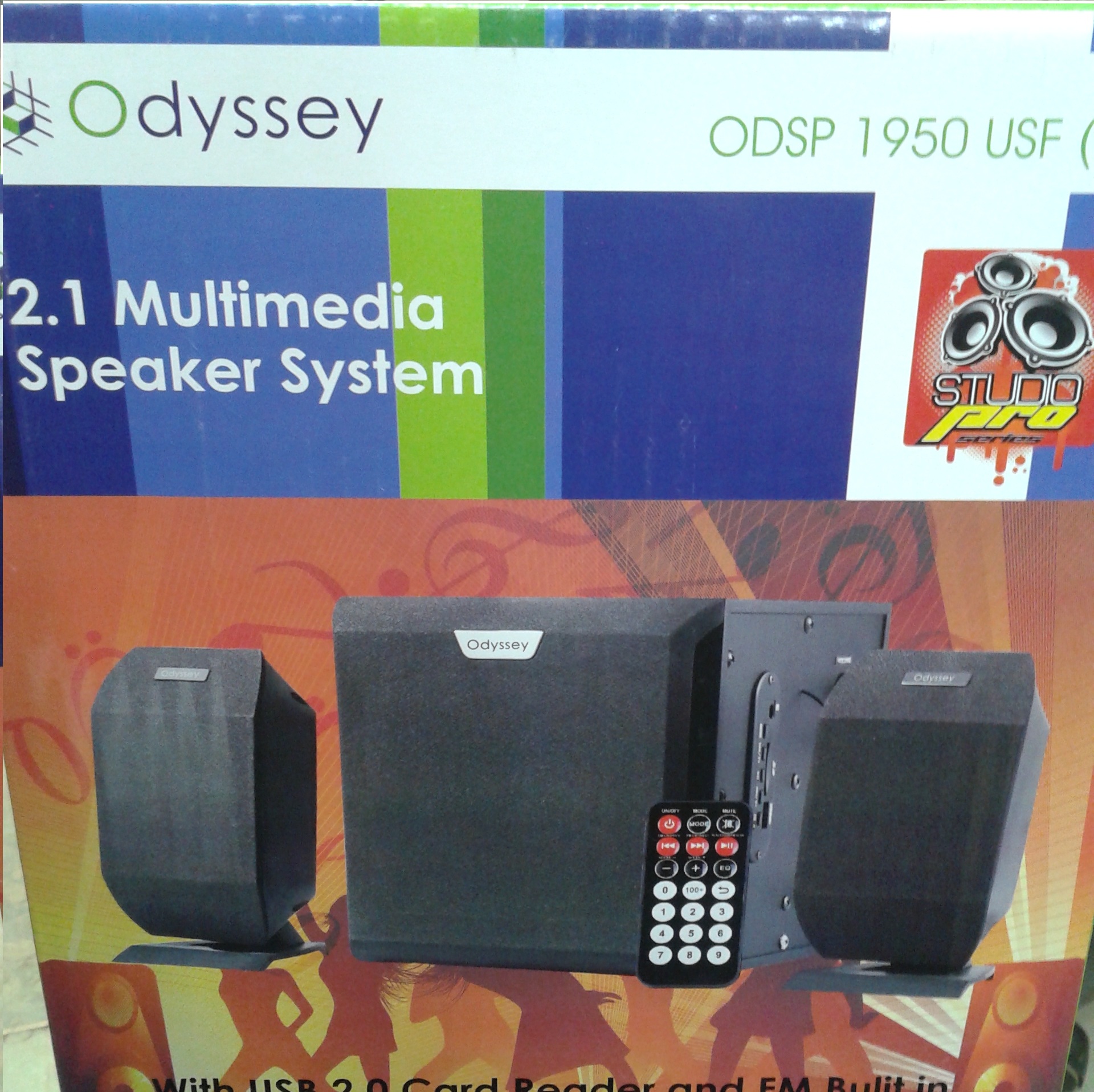 Odyssey Multimedia Odsp 1950 2.1 Speaker System With Built-in Fm