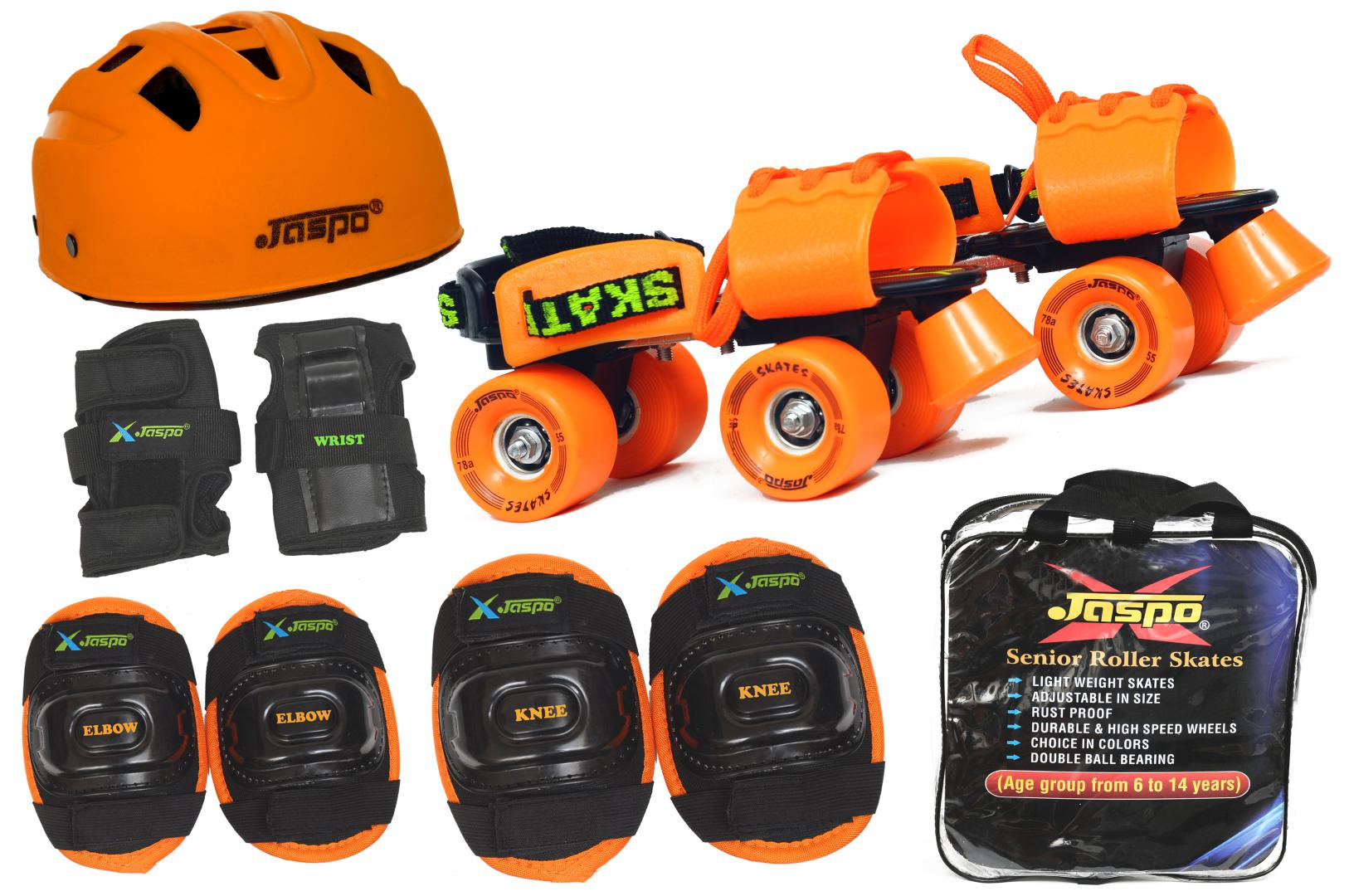 Buy Jaspo Speed Lovers Pro Senior Skates Combo (skates+helmet+knee