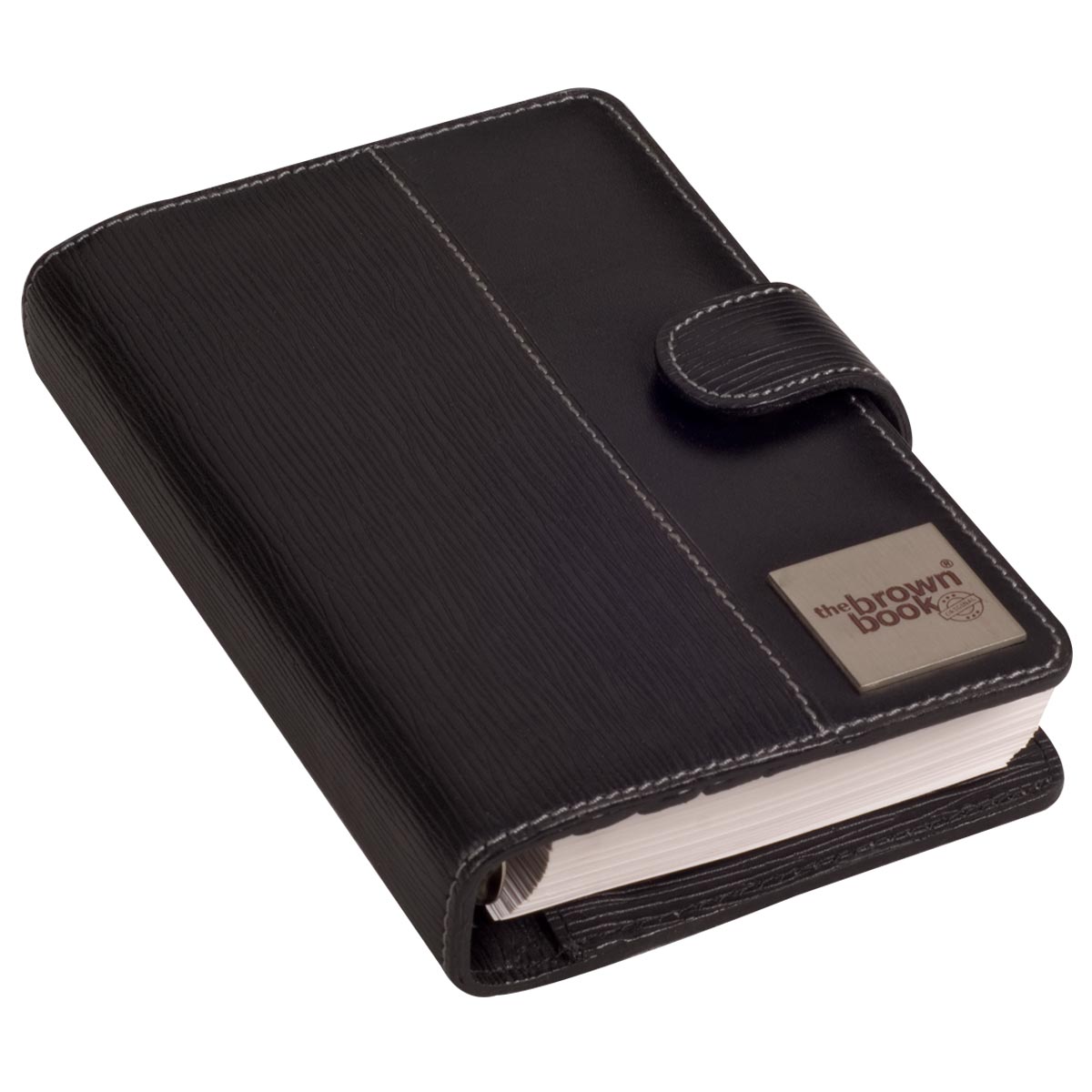 Online the brown book - Leather Organizer / Planners MI Series-Black ...