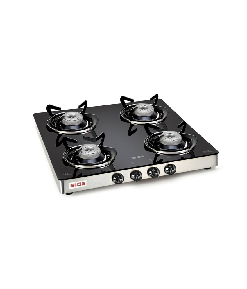 Buy Alda 143 GT 4 Burner Manual Ignition Gas Stove Online ₹7790 from