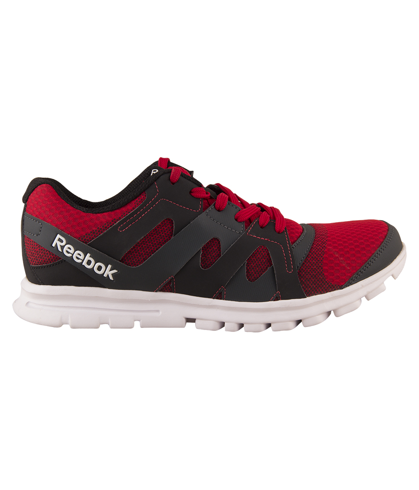 reebok black red shoes