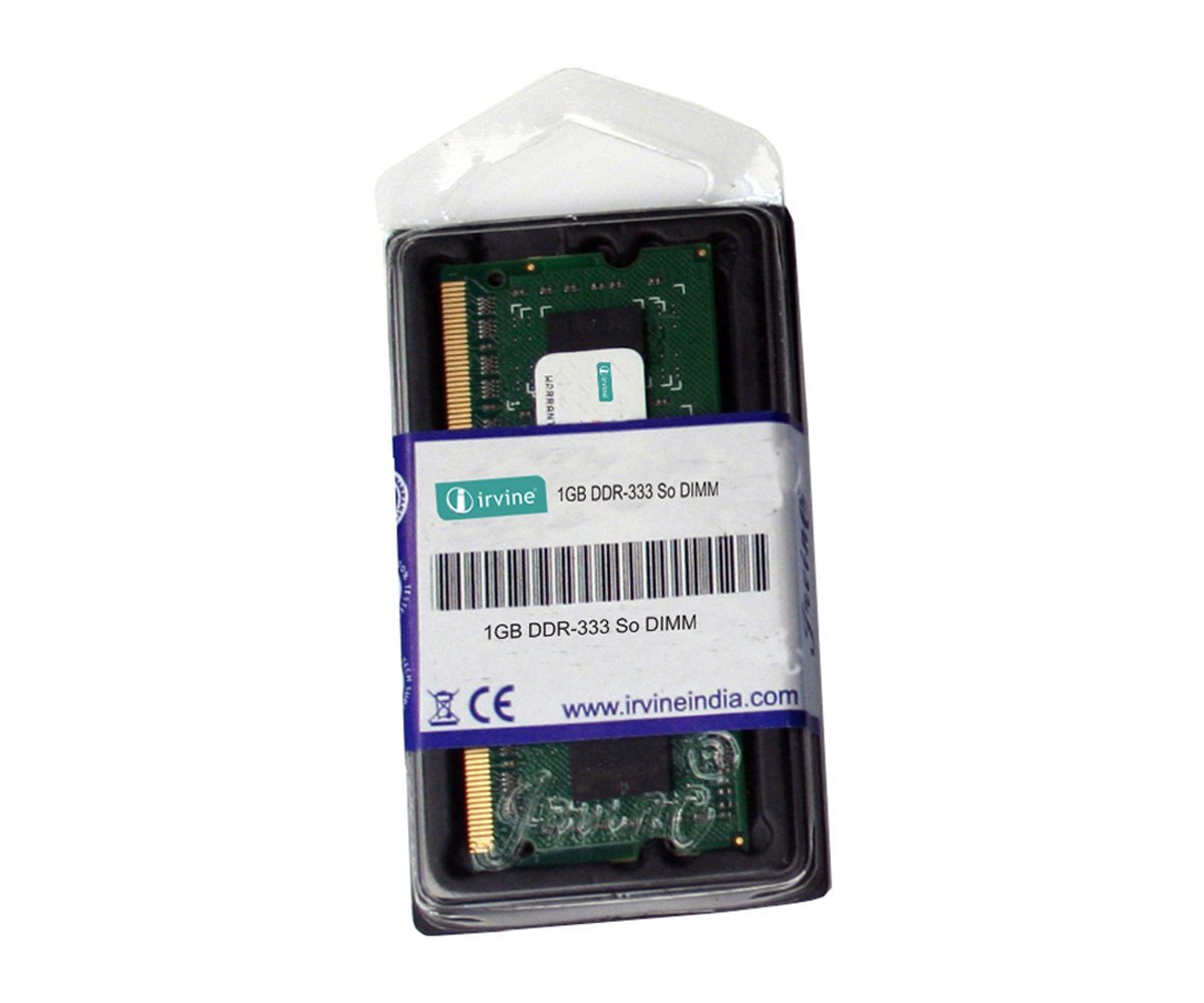 Buy Irvine 1 GB DDR - 333 Mhz RAM, Memory Module For Laptops Online ...