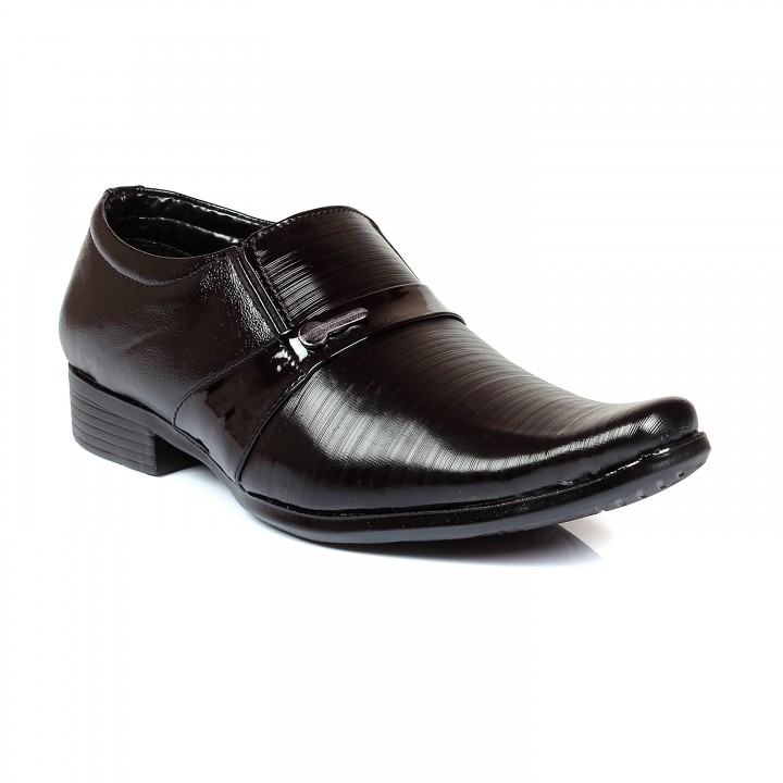 black buckle dress shoes