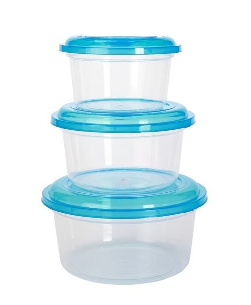 Buy Set Of 3pcs of Plastic Container - Nakoda Oscar Online @ ₹349 from ...