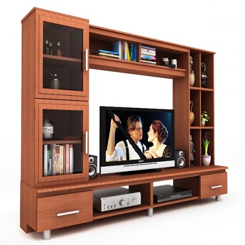 Buy Housefull Brown Compressed Wood Sedron Wall Unit Online ₹4490