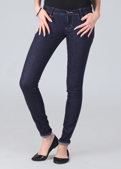 Buy Wrangler 100 Original Women Slim Fit Denim Jeans In Elena Blue