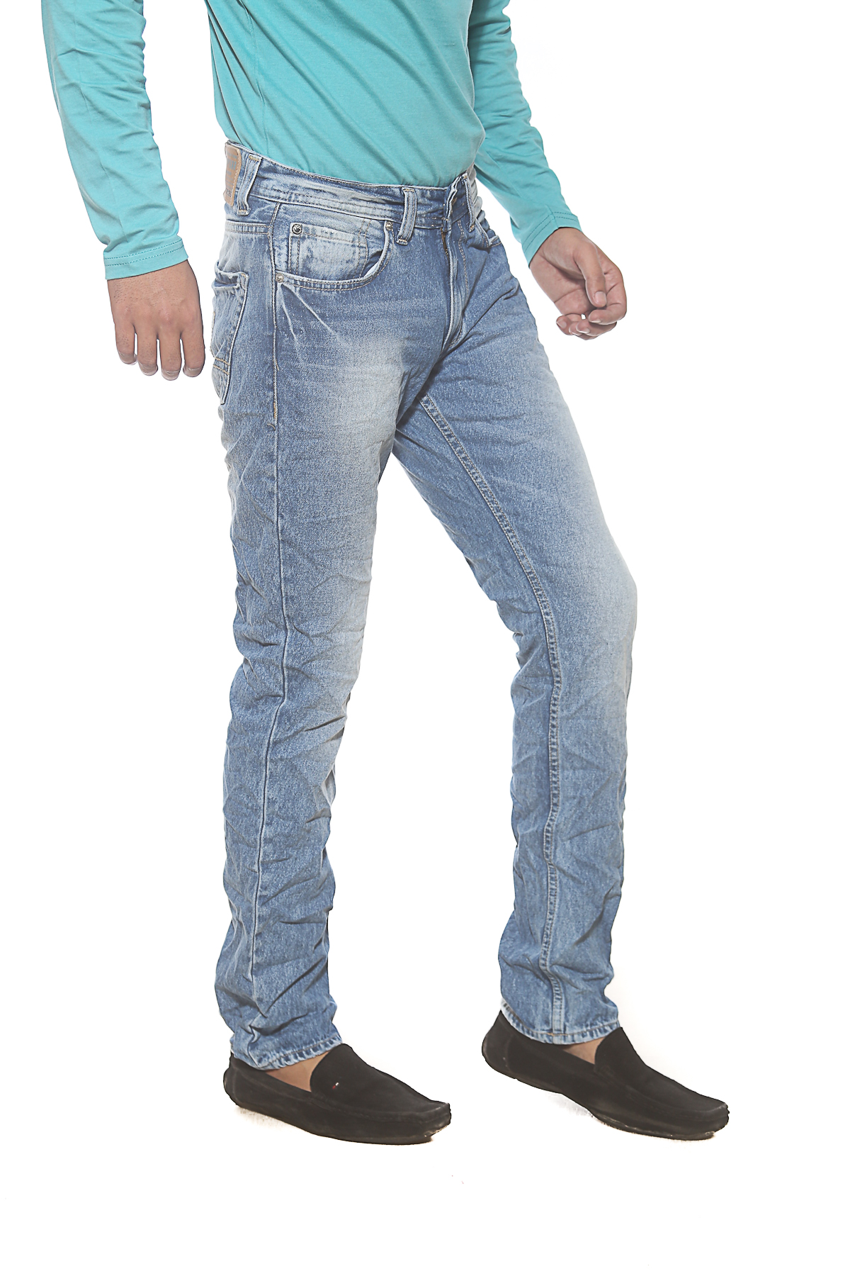 Buy Spykar Blue Low Rise Slim Fit Jeans (Rico)RO-W15-B Online @ ₹1199 ...
