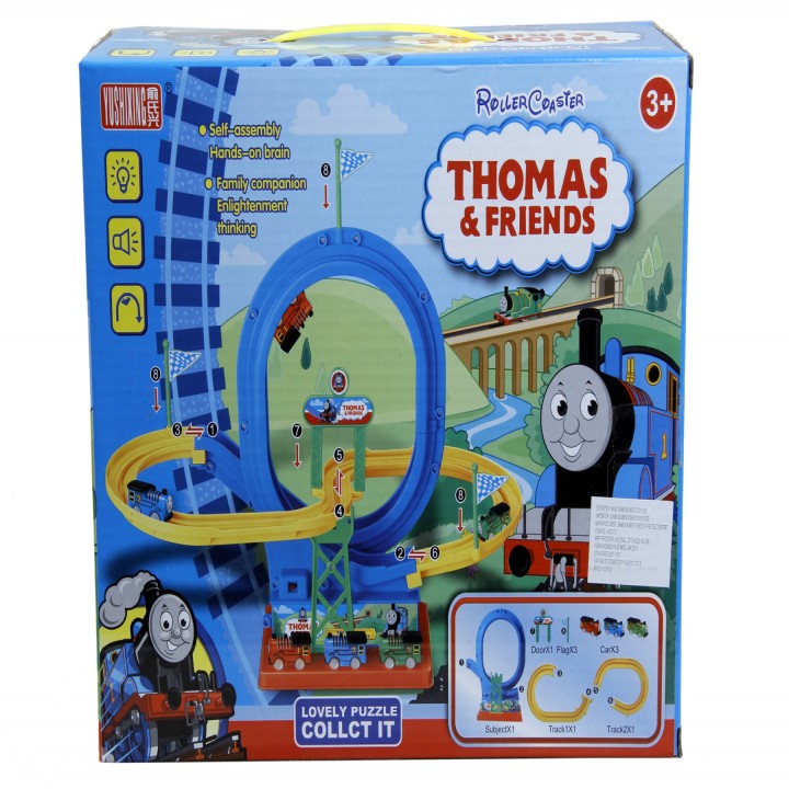 Buy Thomas and Friends Roller Coaster Train Set with Lights and Sound ...